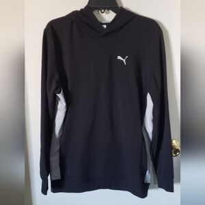 NWT Puma Black and Gray Men's Hoodie